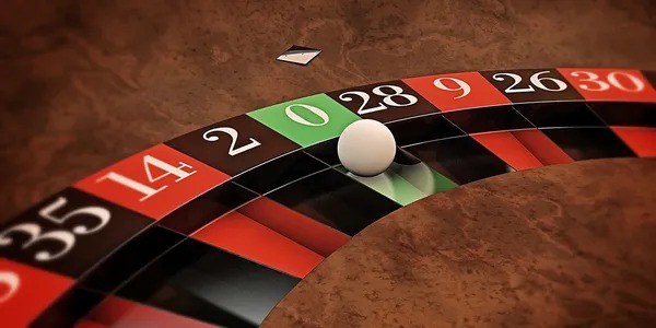 Live blackjack table with active players